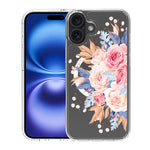 Custodia per telefono antiurto magnetica in TPU + PC con stampa a motivi., For iPhone 16