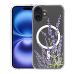 Custodia per telefono antiurto magnetica in TPU + PC con stampa a motivi., For iPhone 16
