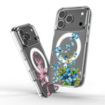 Custodia per telefono antiurto magnetica in TPU + PC con stampa a motivi., For iPhone 17 Pro
