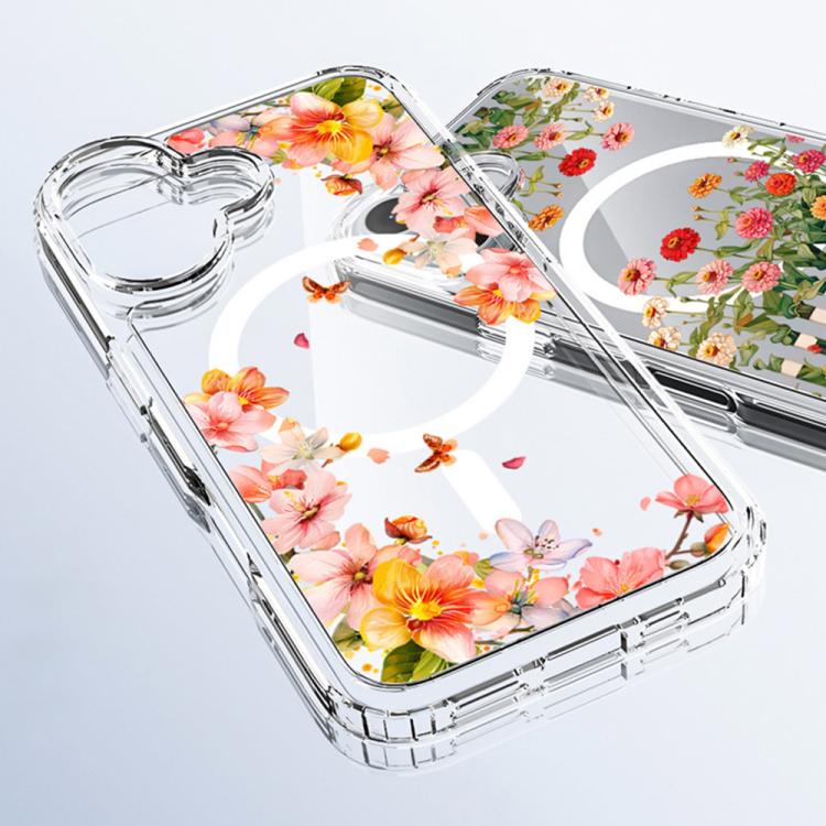 Custodia per telefono antiurto magnetica in TPU + PC con stampa a motivi., For iPhone 17 Pro Max