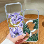 Custodia per telefono antiurto magnetica in TPU + PC con stampa a motivi., For iPhone 17