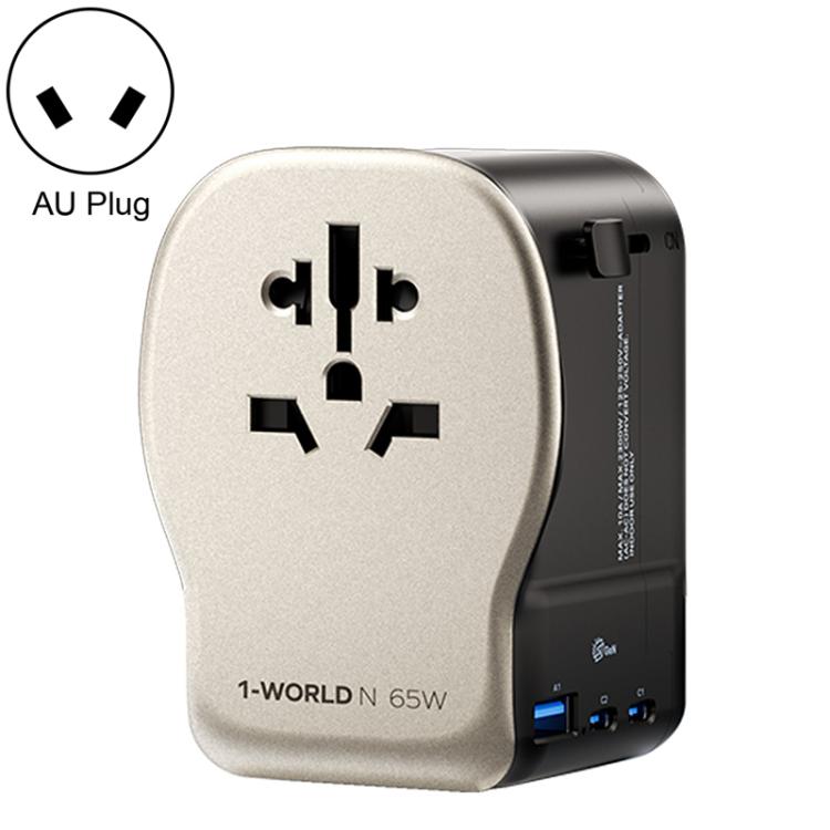 Adattatore da viaggio universale MOMAX 65W con 3 porte