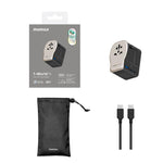 Adattatore da viaggio universale MOMAX 65W con 3 porte