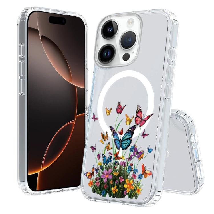 Custodia antiurto magnetica in TPU e PC per iPhone 16 Pro