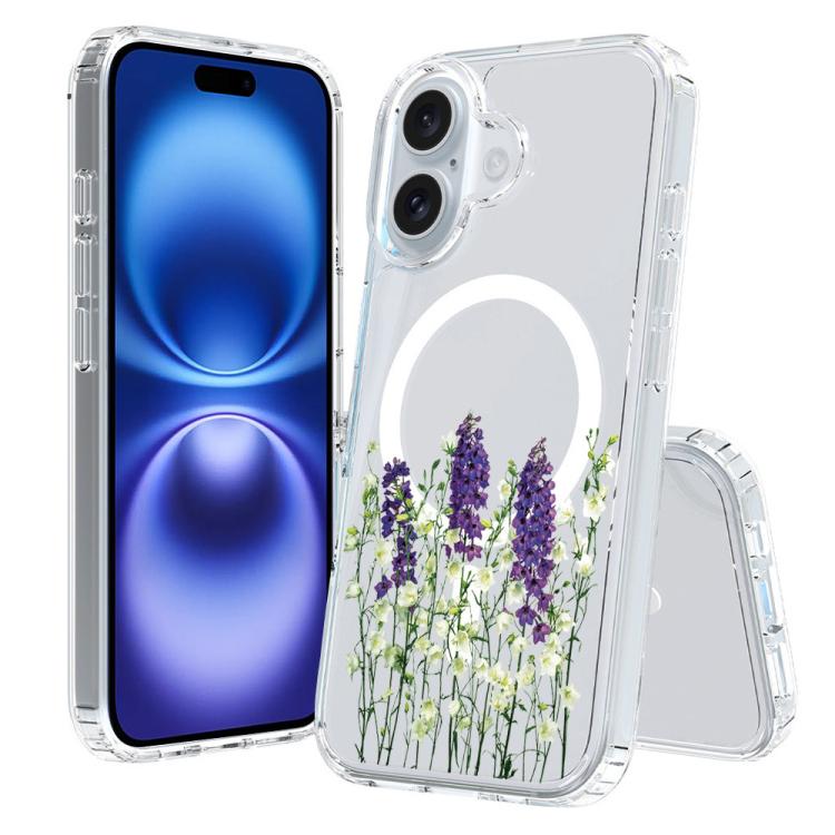 Custodia antiurto magnetica TPU PC per iPhone 16 Plus