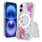 Custodia antiurto magnetica TPU PC per iPhone 16 Plus