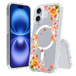 Custodia antiurto magnetica TPU PC per iPhone 16 Plus