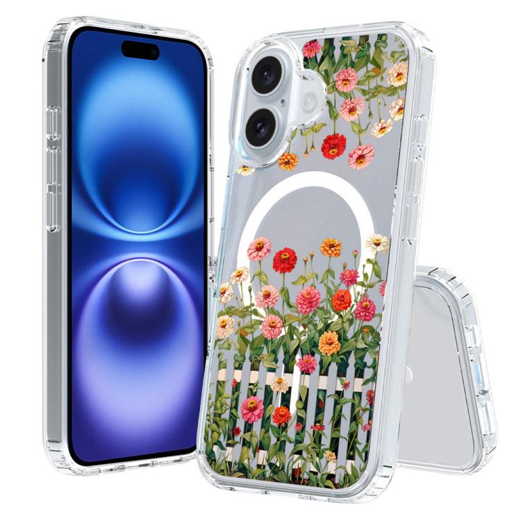 Custodia antiurto magnetica TPU PC per iPhone 16 Plus