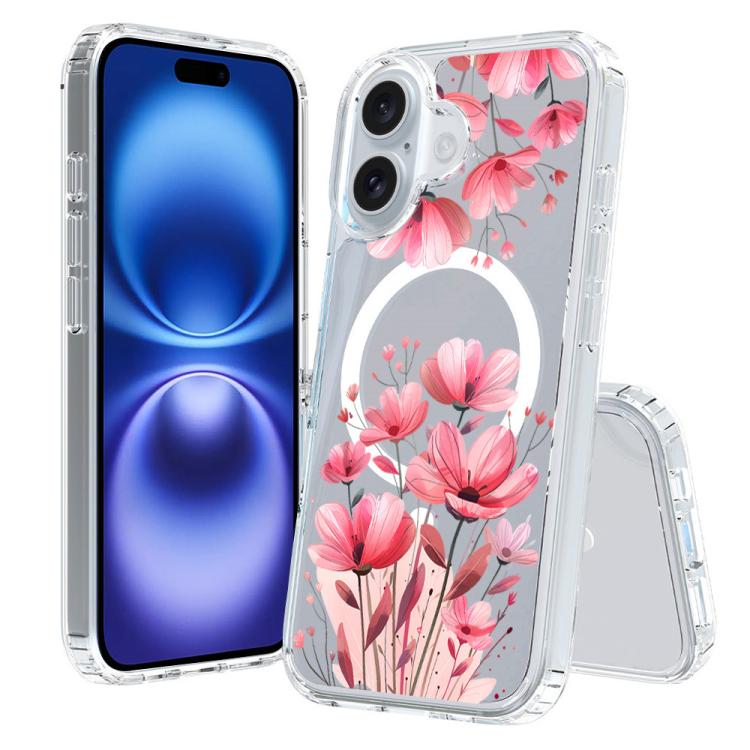 Custodia antiurto magnetica TPU PC per iPhone 16 Plus