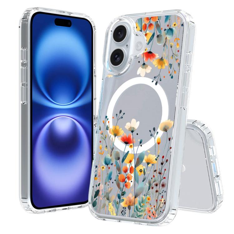 Custodia antiurto magnetica TPU PC per iPhone 16 Plus