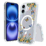 Custodia antiurto magnetica TPU PC per iPhone 16 Plus