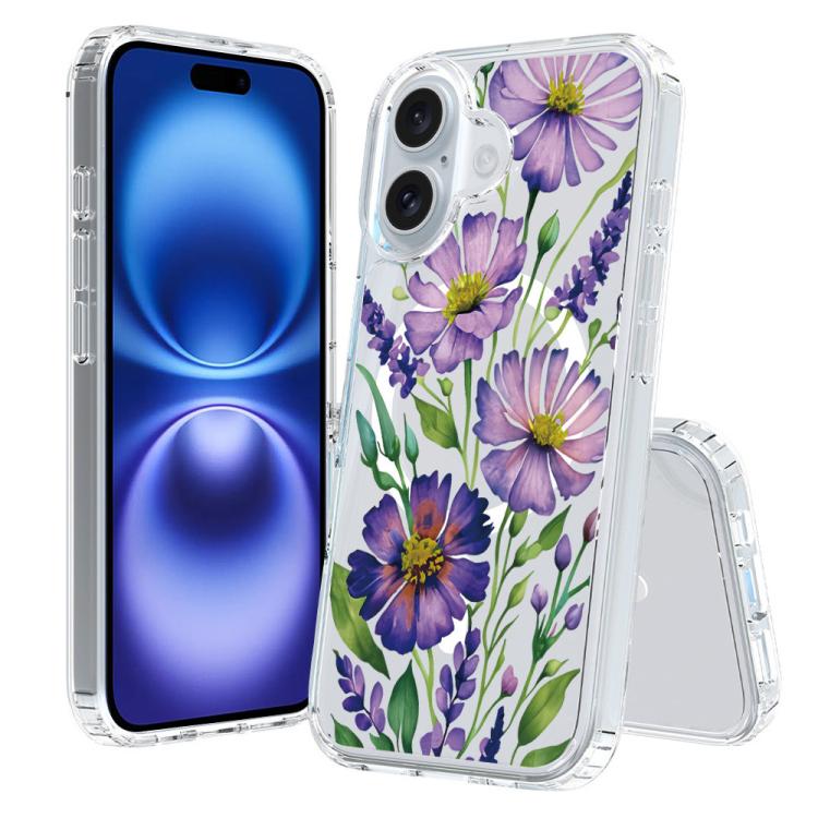Custodia antiurto magnetica in TPU e PC per iPhone 16