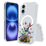 Custodia antiurto magnetica in TPU e PC per iPhone 16