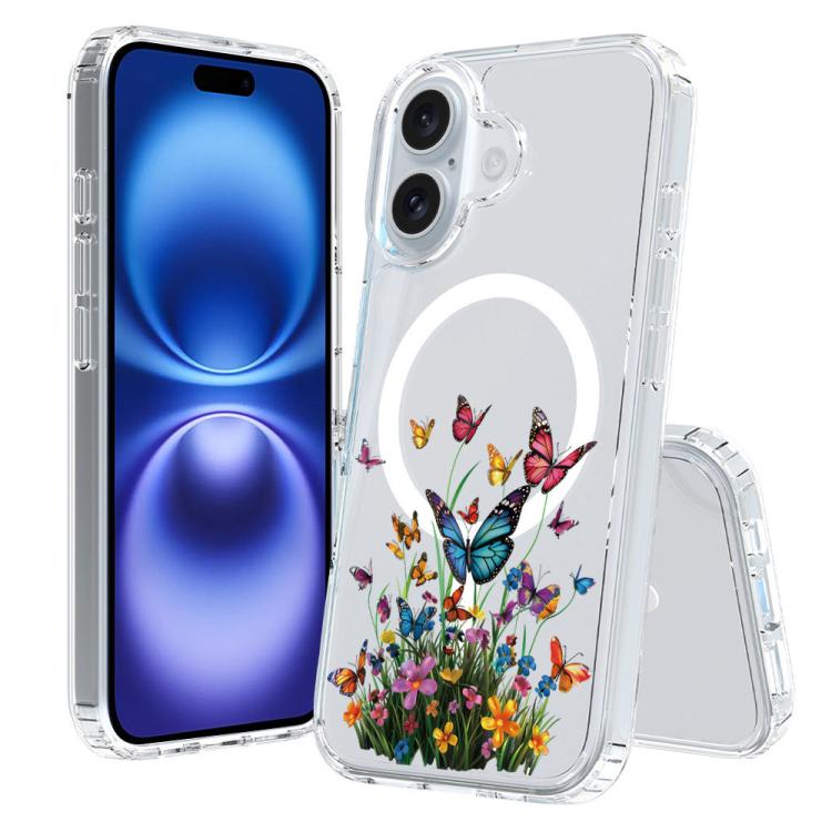 Custodia antiurto magnetica in TPU e PC per iPhone 16