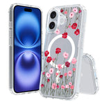 Custodia antiurto magnetica in TPU e PC per iPhone 16
