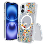 Custodia antiurto magnetica in TPU e PC per iPhone 16
