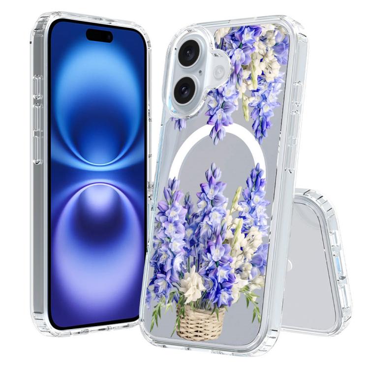Custodia antiurto magnetica in TPU e PC per iPhone 16