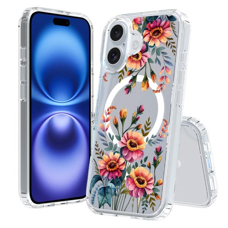 Custodia antiurto magnetica in TPU e PC per iPhone 16