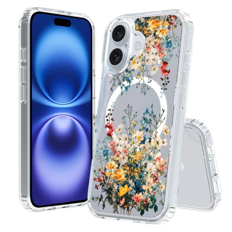 Custodia antiurto magnetica in TPU e PC per iPhone 16