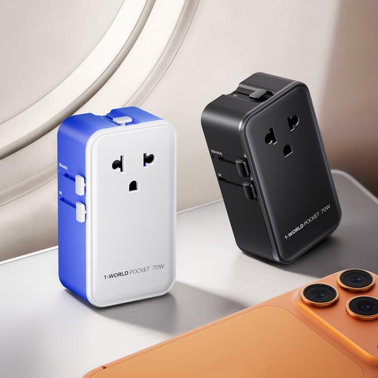 Adattatore da viaggio universale GaN 70W 4 porte Momax