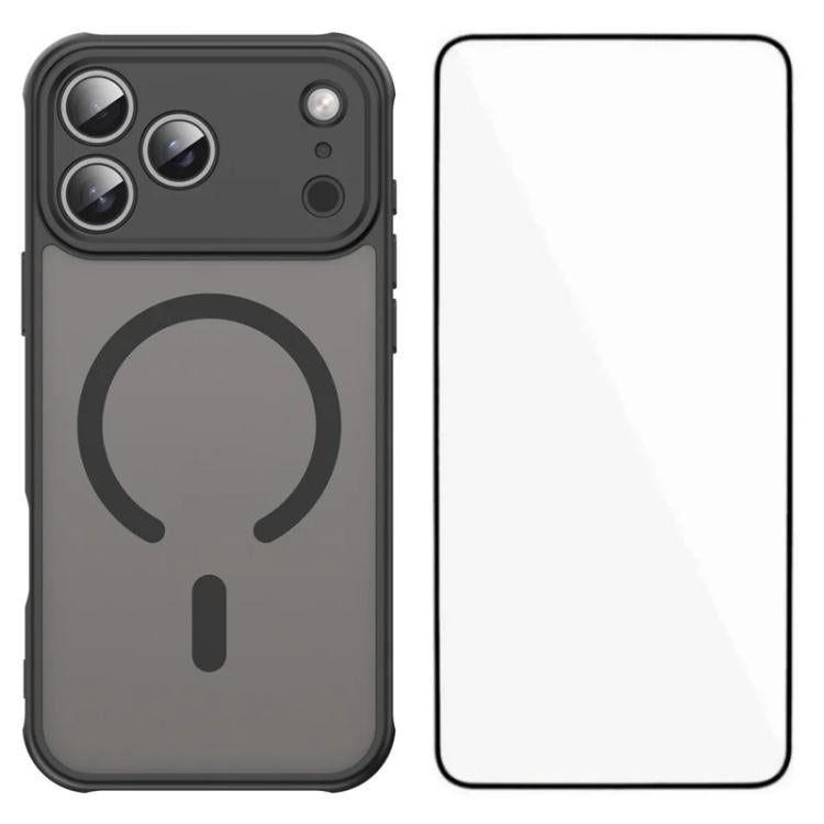 Custodia magnetica TPU con pellicola per iPhone compatibili