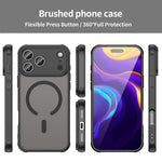 Custodia magnetica TPU con pellicola per iPhone compatibili