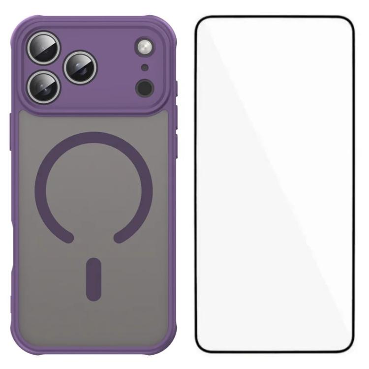 Custodia magnetica TPU con pellicola per iPhone compatibili