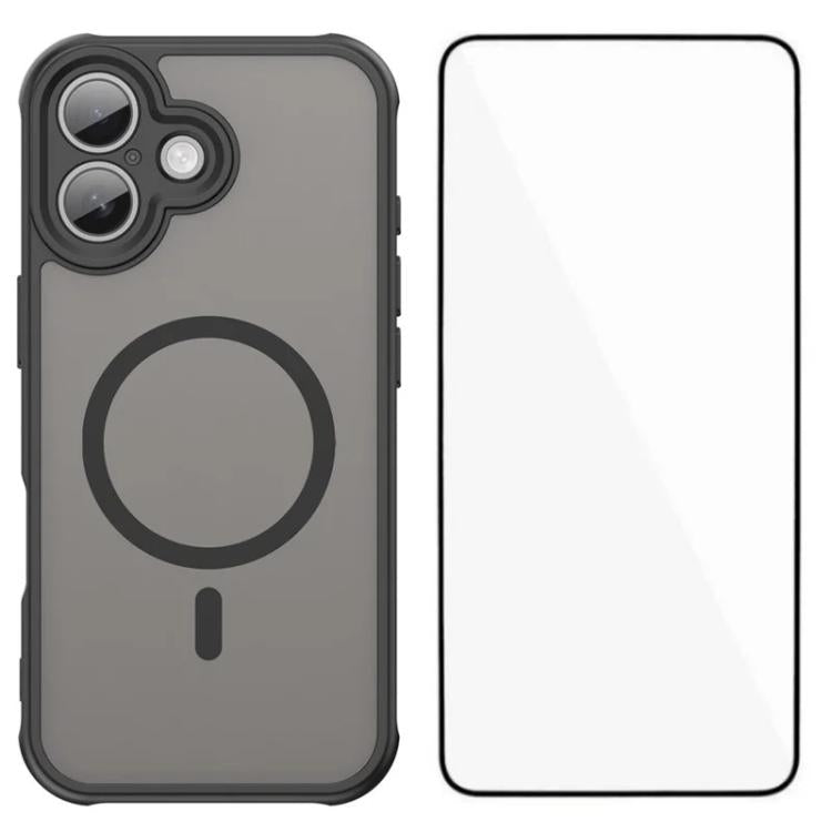 Custodia magnetica TPU con pellicola per iPhone compatibili
