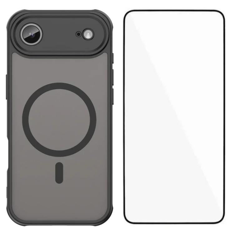 Custodia magnetica TPU con pellicola per iPhone compatibili