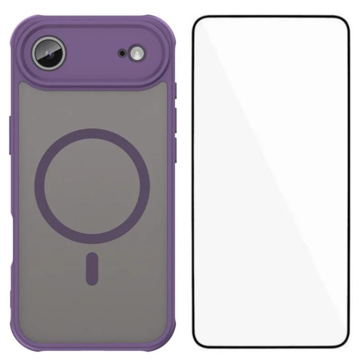 Custodia magnetica TPU con pellicola per iPhone compatibili