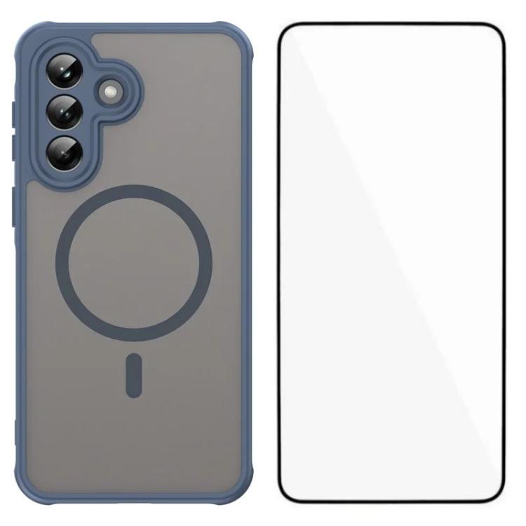 Custodia magnetica per telefono WANLONFENG serie FD Skin Touch con pellicola protettiva per lo schermo., For Samsung Galaxy S25 FE 5G, For Samsung Galaxy S25 Edge 5G, For Samsung Galaxy S25 5G, For Samsung Galaxy S25+ 5G