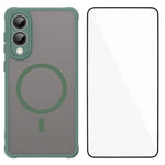 Custodia magnetica per telefono WANLONFENG serie FD Skin Touch con pellicola protettiva per lo schermo., For Samsung Galaxy S25 FE 5G, For Samsung Galaxy S25 Edge 5G, For Samsung Galaxy S25 5G, For Samsung Galaxy S25+ 5G