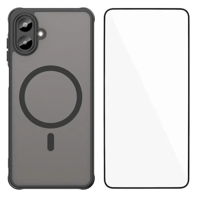 Custodia magnetica per telefono WANLONFENG serie FD Skin Touch con pellicola protettiva per lo schermo., For Samsung Galaxy A57 5G, For Samsung Galaxy A37 5G, For Samsung Galaxy A17 4G / 5G, For Samsung Galaxy A07 4G, For Samsung Galaxy A56 5G         ...