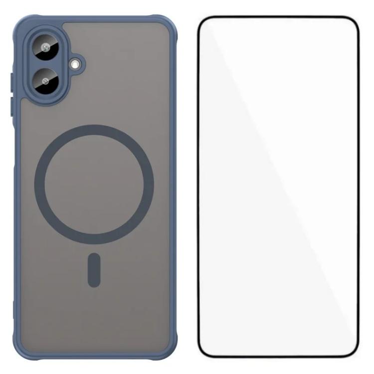 Custodia magnetica per telefono WANLONFENG serie FD Skin Touch con pellicola protettiva per lo schermo., For Samsung Galaxy A57 5G, For Samsung Galaxy A37 5G, For Samsung Galaxy A17 4G / 5G, For Samsung Galaxy A07 4G, For Samsung Galaxy A56 5G         ...