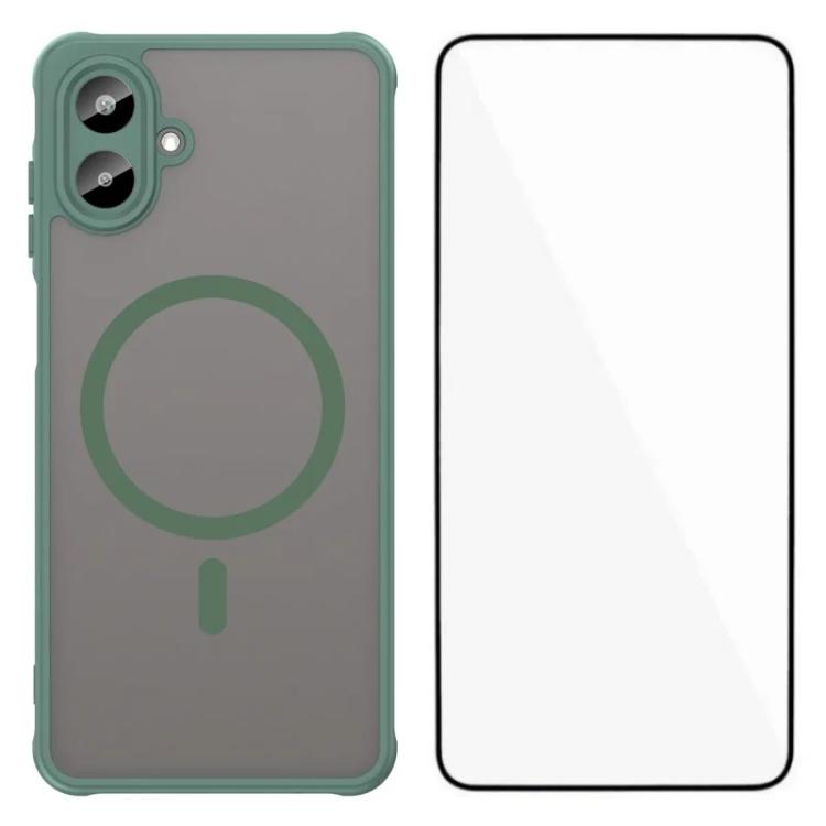 Custodia magnetica per telefono WANLONFENG serie FD Skin Touch con pellicola protettiva per lo schermo., For Samsung Galaxy A57 5G, For Samsung Galaxy A37 5G, For Samsung Galaxy A17 4G / 5G, For Samsung Galaxy A07 4G, For Samsung Galaxy A56 5G         ...