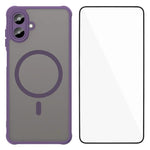 Custodia magnetica per telefono WANLONFENG serie FD Skin Touch con pellicola protettiva per lo schermo., For Samsung Galaxy A57 5G, For Samsung Galaxy A37 5G, For Samsung Galaxy A17 4G / 5G, For Samsung Galaxy A07 4G, For Samsung Galaxy A56 5G         ...