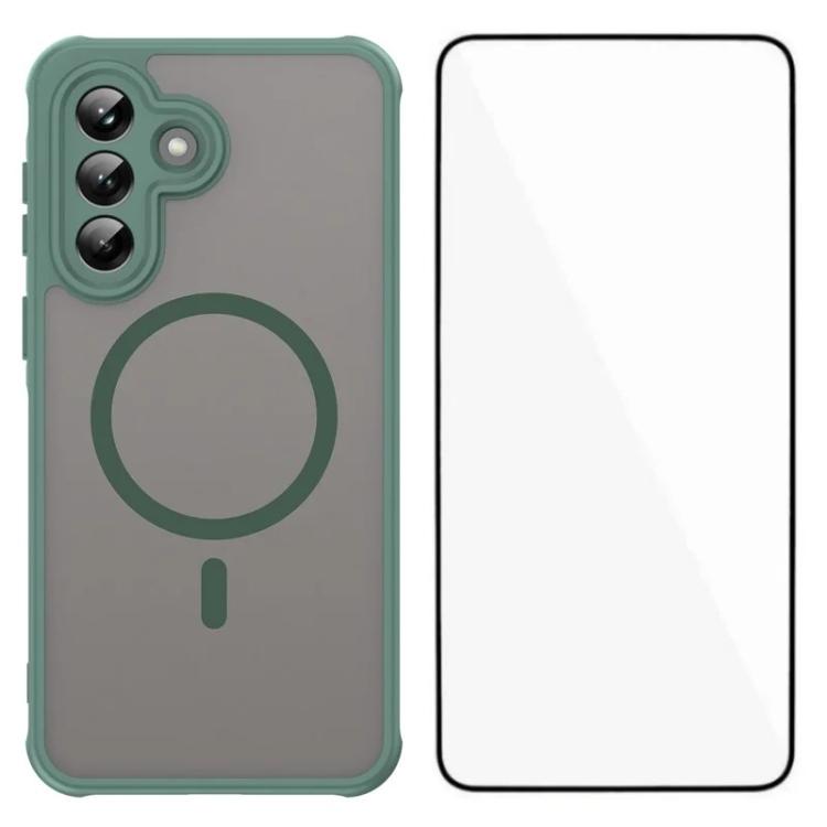 Custodia magnetica per telefono WANLONFENG serie FD Skin Touch con pellicola protettiva per lo schermo., For Samsung Galaxy A57 5G, For Samsung Galaxy A37 5G, For Samsung Galaxy A17 4G / 5G, For Samsung Galaxy A07 4G, For Samsung Galaxy A56 5G         ...