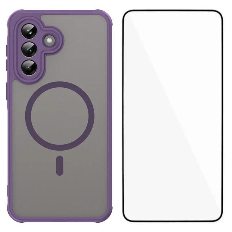 Custodia magnetica per telefono WANLONFENG serie FD Skin Touch con pellicola protettiva per lo schermo., For Samsung Galaxy A57 5G, For Samsung Galaxy A37 5G, For Samsung Galaxy A17 4G / 5G, For Samsung Galaxy A07 4G, For Samsung Galaxy A56 5G         ...