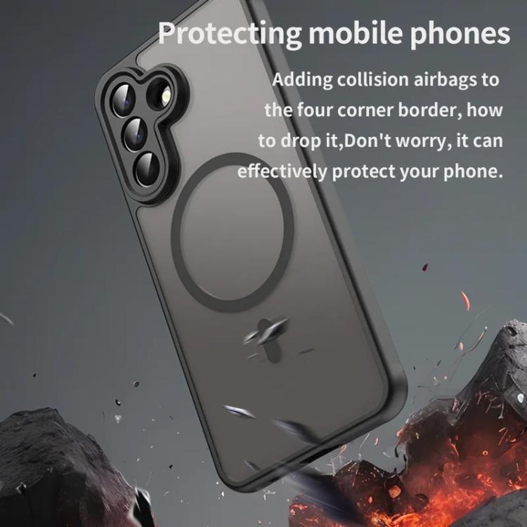 Custodia magnetica per telefono WANLONFENG serie FD Skin Touch con pellicola protettiva per lo schermo., For Samsung Galaxy A36 5G, For Samsung Galaxy A16 4G / 5G