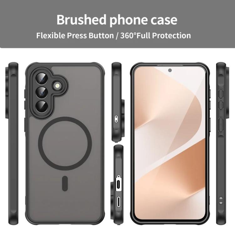 Custodia magnetica per telefono WANLONFENG serie FD Skin Touch con pellicola protettiva per lo schermo., For Samsung Galaxy A57 5G, For Samsung Galaxy A37 5G, For Samsung Galaxy A17 4G / 5G, For Samsung Galaxy A07 4G, For Samsung Galaxy A56 5G         ...