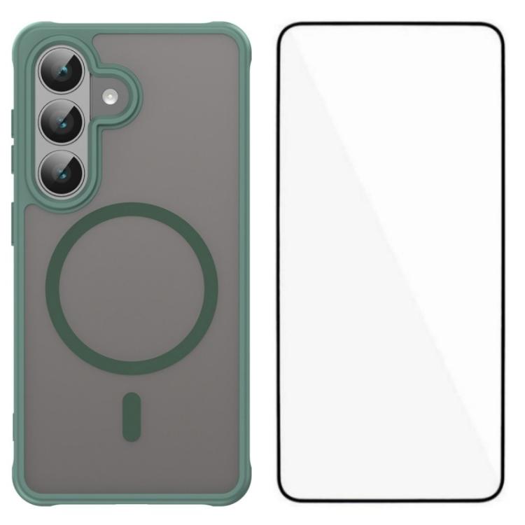 Custodia magnetica per telefono WANLONFENG serie FD Skin Touch con pellicola protettiva per lo schermo., For Samsung Galaxy S26+ 5G, For Samsung Galaxy S26 Ultra 5G, For Samsung Galaxy S26 5G