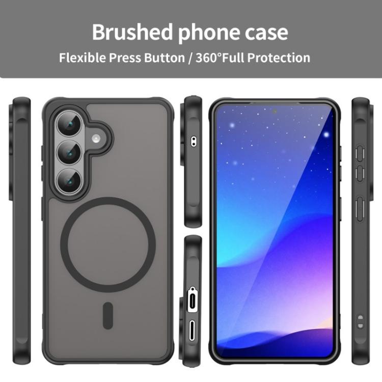 Custodia magnetica per telefono WANLONFENG serie FD Skin Touch con pellicola protettiva per lo schermo., For Samsung Galaxy S26+ 5G, For Samsung Galaxy S26 Ultra 5G, For Samsung Galaxy S26 5G