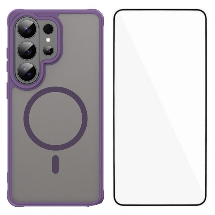 Custodia magnetica per telefono WANLONFENG serie FD Skin Touch con pellicola protettiva per lo schermo., For Samsung Galaxy S26+ 5G, For Samsung Galaxy S26 Ultra 5G, For Samsung Galaxy S26 5G