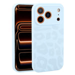 Custodia in silicone liquido leopardata per iPhone 17 Pro Max
