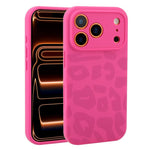 Custodia in silicone liquido leopardata per iPhone 17 Pro Max