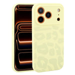 Custodia in silicone liquido leopardata per iPhone 17 Pro Max