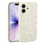 Custodia in silicone liquido leopardata per iPhone 17