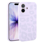 Custodia in silicone liquido leopardata per iPhone 17