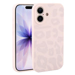 Custodia in silicone liquido leopardata per iPhone 17