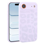 Custodia in silicone liquido leopardata per iPhone 17